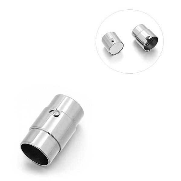 Tarnish Resistant Smooth 304 Stainless Steel Column Locking Tube Magnetic Clasps