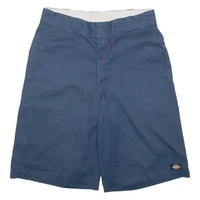 DICKIES Mens Workwear Shorts Blue Relaxed L W34