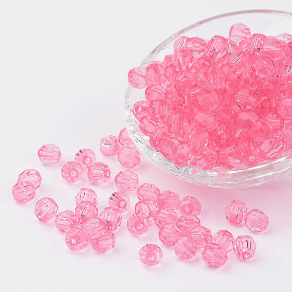 Transparent Acrylic Beads