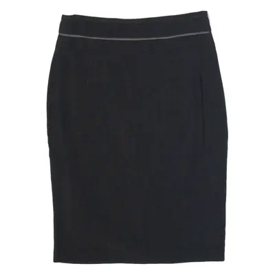 JIGSAW Womens Pencil Skirt Grey Knee Length Wool UK 10