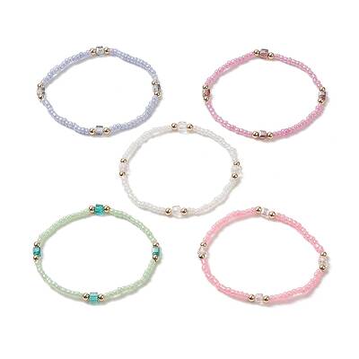 Glass Seed Bead Beaded Bracelets for Women