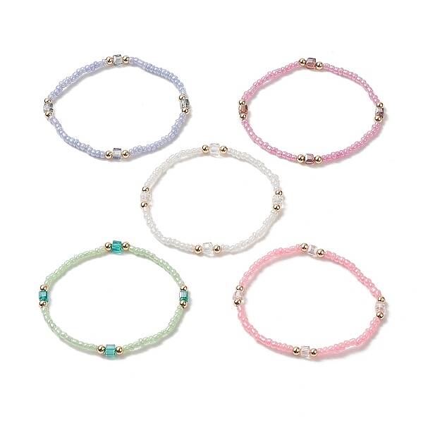 Glass Seed Bead Beaded Bracelets for Women