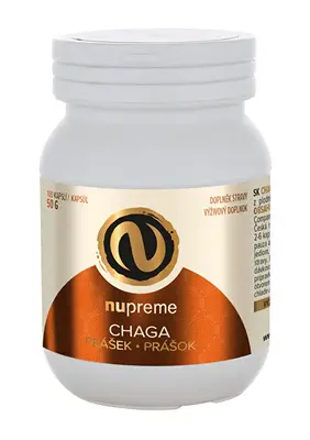 Nupreme Chaga Biomass 100 Capsule Nupreme