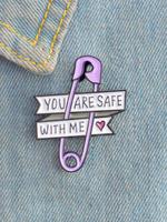 Trendy Letter & Love Heart Pattern Hollow Out Pin Design Alloy Brooch, Cute Trendy Clothes Brooch, Fashion Kawaii Accessories...