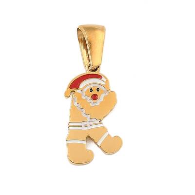 Christmas Theme 304 Stainless Steel Pendants