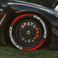 Car Tire Letter Sticker, PVC Waterproof 3D Thickened Tire Decoration Accessories, Car Exterior Accessories for Car Decoration...