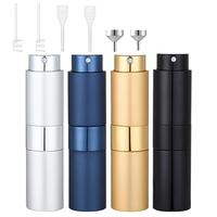 Travel Perfume Atomizer Bottle, 10pcs/set Spray Bottles & Funnel & Dispenser & Spring Straws, Empty Cologne Bottle, Refillabl...