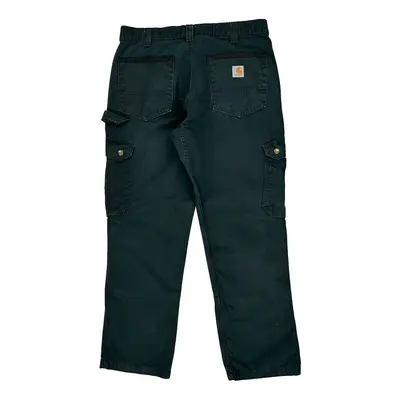 Carhartt Cargo Trousers - 34? Waist Black Cotton