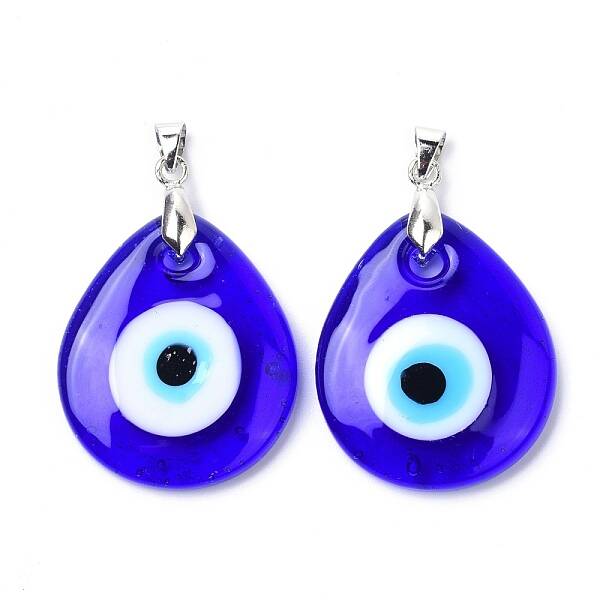 Handmade Evil Eye Lampwork Pendants