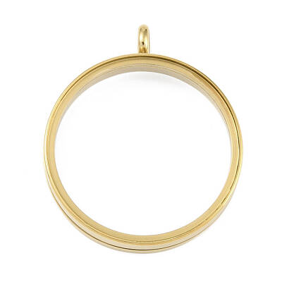 Ion Plating(IP) 304 Stainless Stee Locket Pendants