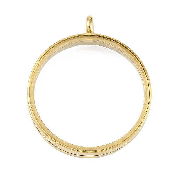 Ion Plating(IP) 304 Stainless Stee Locket Pendants