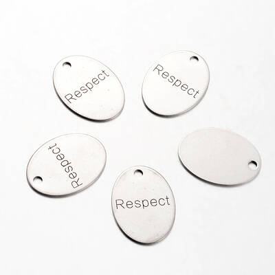 Non-Tarnish Spray Painted Stainless Steel Pendants