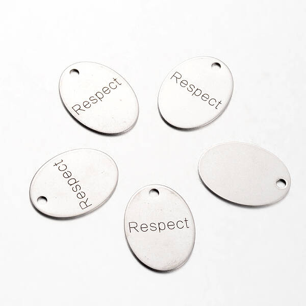 Non-Tarnish Spray Painted Stainless Steel Pendants