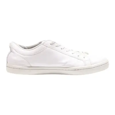 LACOSTE Sneaker Trainers White Leather Mens UK 6.5