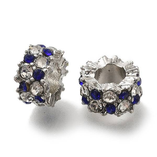 Rack Plating Alloy European Beads