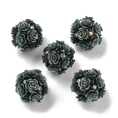 Acrylic Handmade Polymer Clay Rhinestone Beads