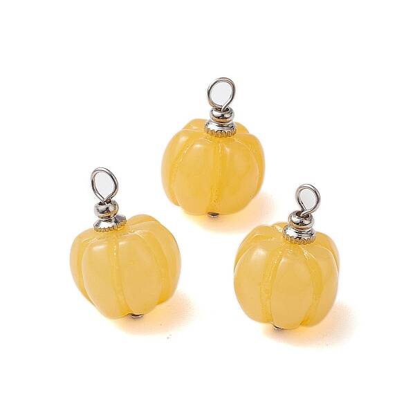 Opaque Resin Vegetable Pendants