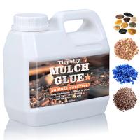 Mulch Glue 35OZ, Powerful Concentrated Mulch Glue for Landscaping, Rock, Gravel, Rock Glue, Non-Toxic, Fast Drying