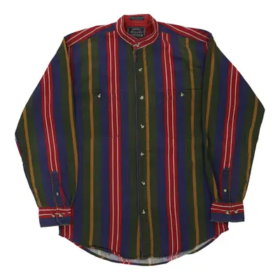 Bogari Striped Shirt - Medium Multicoloured Cotton