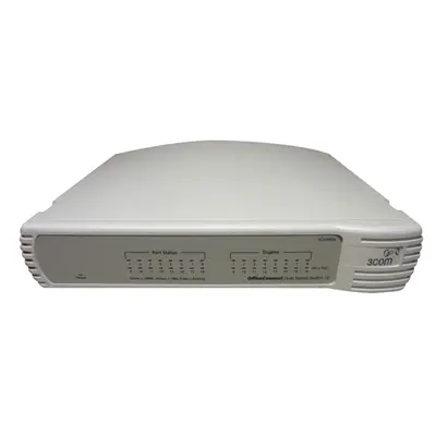 3Com 3C16792A-ME | OfficeConnect 16 x RJ-45 Ports 10/100Base-TX Layer 2 Managed Rack-mountable Fast Ethernet Network Switch