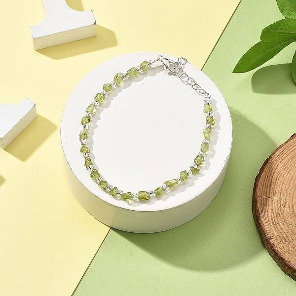 Natural Prehnite Beads Bracelets for Women