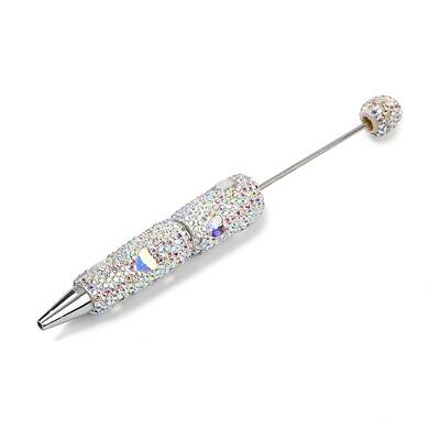 Polymer Clay Rhinestones Ball-Point Pen
