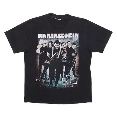THE ROX Rammstein Mens Band T-Shirt Black L