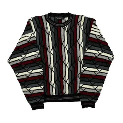 Protege Graphic Jumper - Large Multicoloured Cotton Blend
