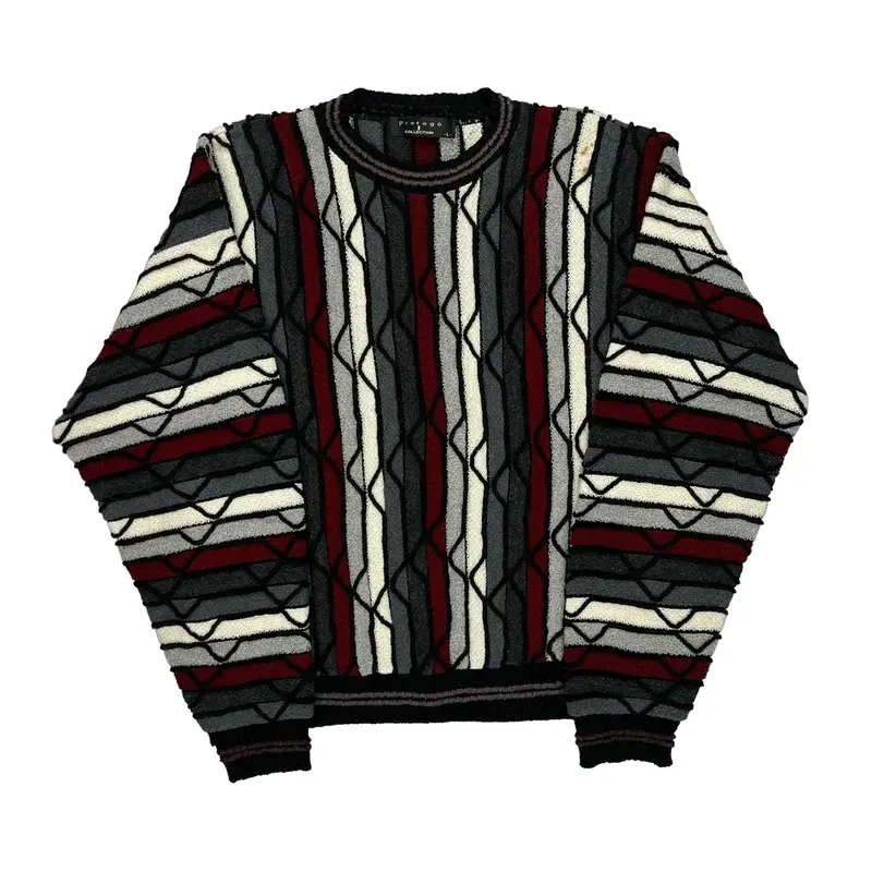 Protege Graphic Jumper - Large Multicoloured Cotton Blend