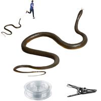 Fake Snake, Snake Prank with String and Clip, Realistic Rubber Snake, Realistic Snake Prank for Playing Jokes Prank Stuff for...