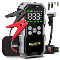 BSMOOM 8000A Portable Jump Starter, 1 Count 12V Auto Jump Starter Box with LED Lights, USB Fast Charging Car Battery Charger ...