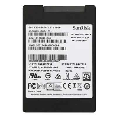 Lenovo 00KT015 | 128GB SATA 6Gb/s 2.5-inch Solid State Drive