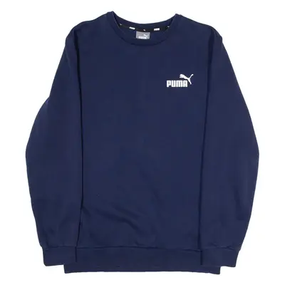 PUMA Womens Sweatshirt Blue S