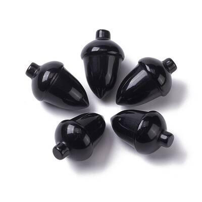 Natural Black Obsidian Beads