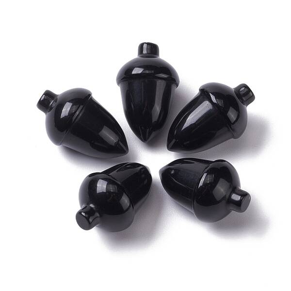 Natural Black Obsidian Beads