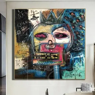 Modern Street Art Original Graffiti Art Unique Abstract Wall Paintings Neo Expressionism Painting | POWER