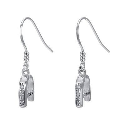 Anti-Tarnish Rhodium Plated 925 Sterling Silver Earring Hooks