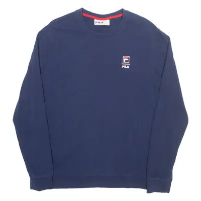 FILA Mens Sweatshirt Blue M