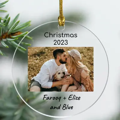 Custom Photo Ornament - Acrylic