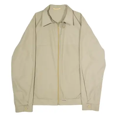 MELKA Mens Lined Jacket Beige 90s L