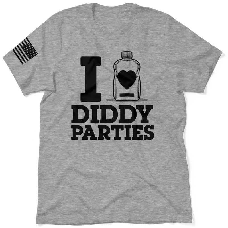 I Love Did*y Parties - Heather Gray T-Shirt