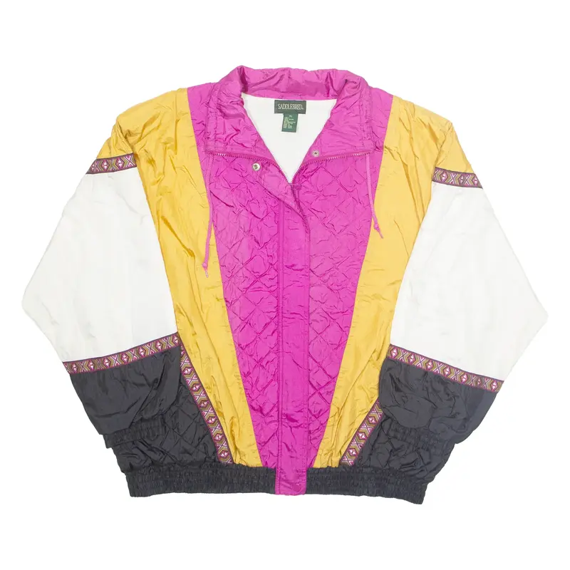 SADDLEBRED Womens Shell Jacket Pink Nylon XL