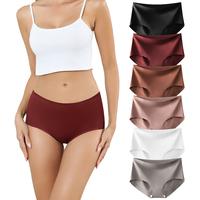 LEVAO Women’s Seamless Mid-Waisted Underwear, No Show Full Coverage Briefs, Stretchy Breathable Panties 6/12 Pack S-XXL, Ev...