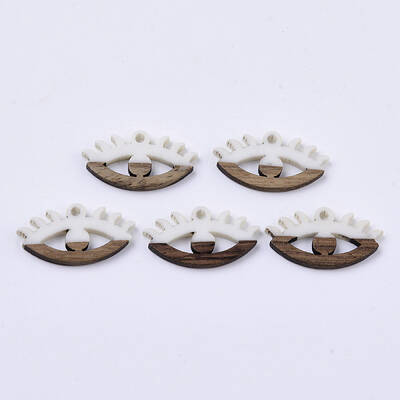 Resin & Walnut Wood Pendants