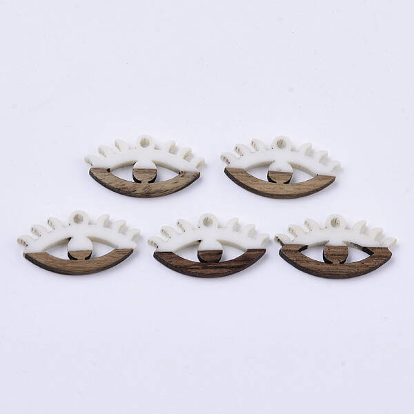 Resin & Walnut Wood Pendants