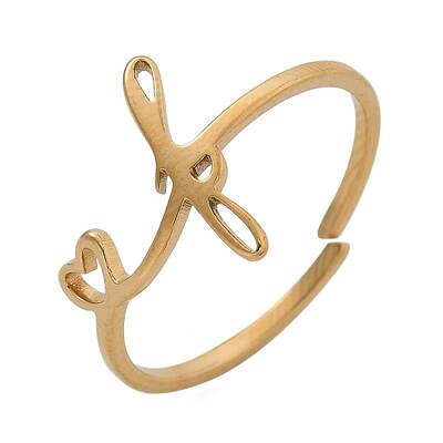 304 Stainless Steel Cuff Rings for Women