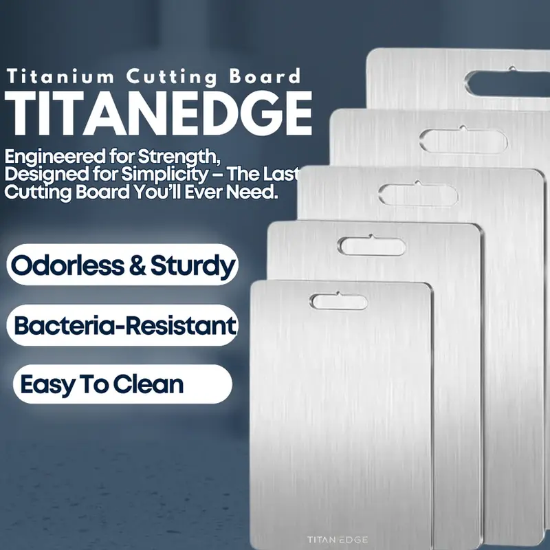 TitanEdge™ 100% Pure Titanium Cutting Board - M - (13