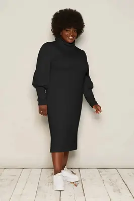 Brynja Dress (Black) | size: 4XL