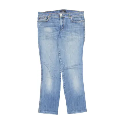 ROBERTO CAVALLI Jeans Blue Denim Regular Skinny Stone Wash Womens W32 L38