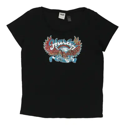 Harley Davidson T-Shirt - 2XL Black Cotton